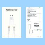 25W USB-C power adapter with USB-C to lightning cable - Image 2