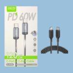 Green Lyca 60W Type-C to Type-C Cable - Image 2