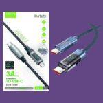 Green Lyca USB-C to USB-C Cable with Light Indicator - Image 4