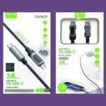 Green Lyca USB-C to USB-C Cable with Light Indicator - Image 2