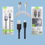 Green Lyca USB to Lightning Cable - Image 2