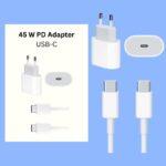 45W PD Adapter with USB C to USB C Cable - Image 4