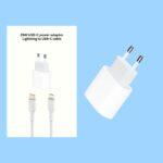 25W USB-C power adapter with USB-C to lightning cable - Image 3