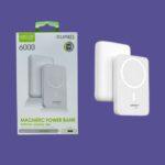 GREEN LYCA MAGNETIC POWER BANK 6000 MAH