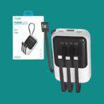 YOURZ 3 CABLES 10000 MAH POWER BANK WITH DIGITAL DISPLAY