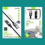 GREEN LYCA USB TO LIGHTNING CABLE WITH LIGHT INDICATOR - Image 4
