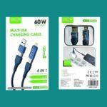 GREEN LYCA 60 W MULTI USB CHARGING CABLE - Image 4