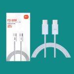 SIO PD 60W TYPE C TO TYPE C DATA CABLE