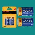 KODAK MAX SUPER ALKINE BATTERIES (2 X 1.5 VOLT)
