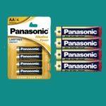 PANASONIC BATTERY AA 4PCS