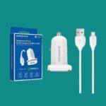 BOROFONE BZ12A IN CAR CHARGER SET (TYPE C)