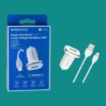 BOROFONE BZ12A IN CAR CHARGER SET (TYPE C) - Image 4