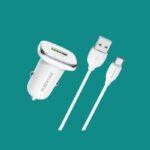 BOROFONE BZ12A IN CAR CHARGER SET (TYPE C) - Image 3