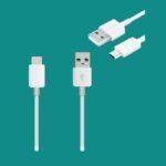 GREEN LYCA USB TO TYPE C DATA CABLE - Image 2