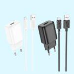 Hoco 12W Mini USB to USB-Micro Charger Set - Image 2