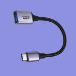 GREEN LYCA C PORT OTG ADAPTER CABLE